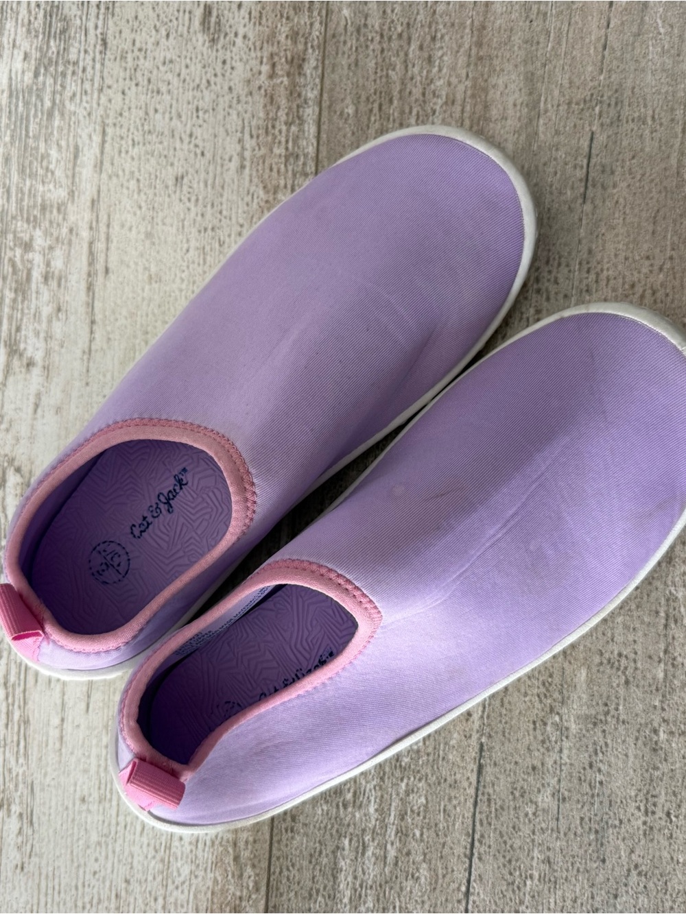 Cat & Jack Lavender Pink Slip-On Water Shoes